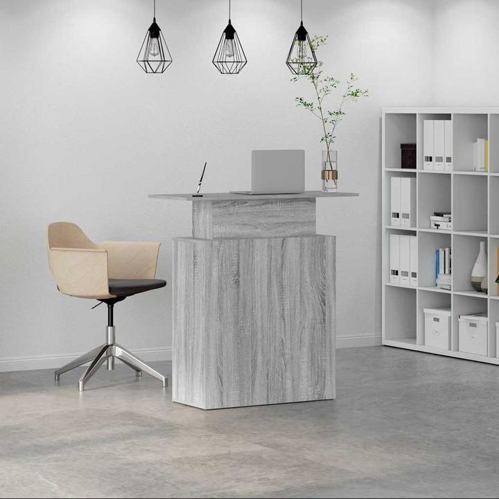 Immagine prodotto VidaXL Banco reception Grigio Sonoma 100x40x104 cm Banco reception in legno