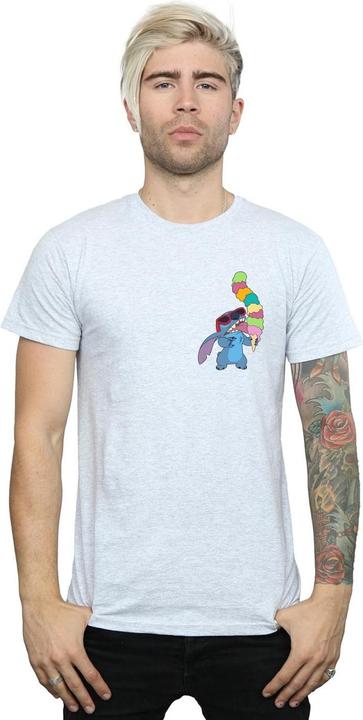 Immagine prodotto Disney Lilo And Stitch Ice Cream Maglietta Uomo (4XL)