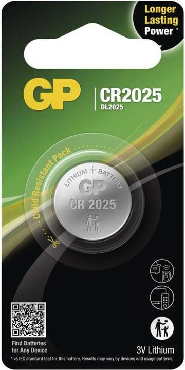 Actual product image GP Batteries Cr2025 (1 pcs., CR2025, 165 mAh)