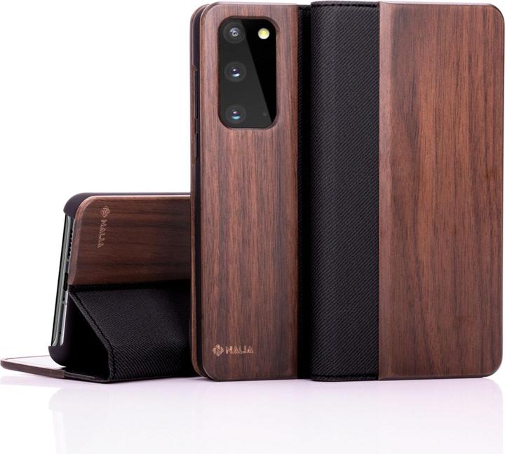 Produktbild Nalia Echt-Holz Flipcase (Samsung Galaxy S20+)