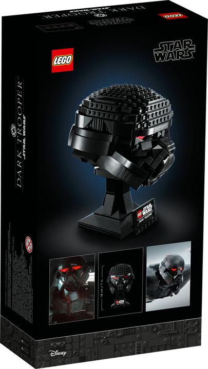 Actual product image LEGO Dark Trooper Helmet (75343, LEGO Rare Sets, LEGO Star Wars)
