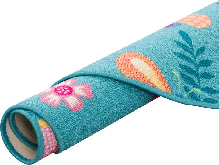 Produktbild Snapstyle Kinder Spiel Teppich Schmetterling Rund (160 x 160 cm)