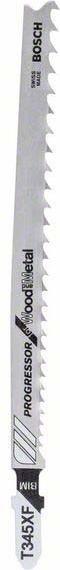 Actual product image Bosch Professional Zubehör PRO Multi Material thick and thin T345XF jigsaw blade, 132 mm, 25 pcs.