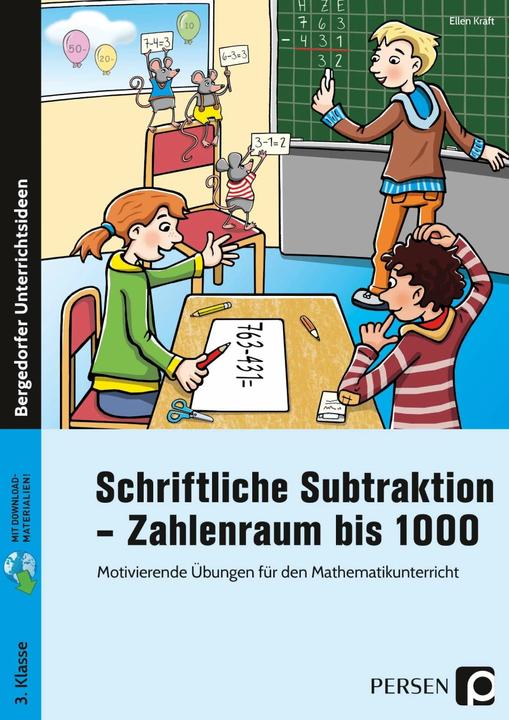 Produktbild Schriftliche Subtraktion - Zahlenraum bis 1000 (Deutsch, Ellen Kraft, 2019)