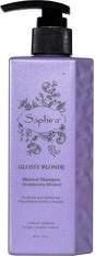 Actual product image Saphira Glossy Blonde Shampoo for Natural, Bleached, and Color-Treated Blonde (Liquid shampoo)