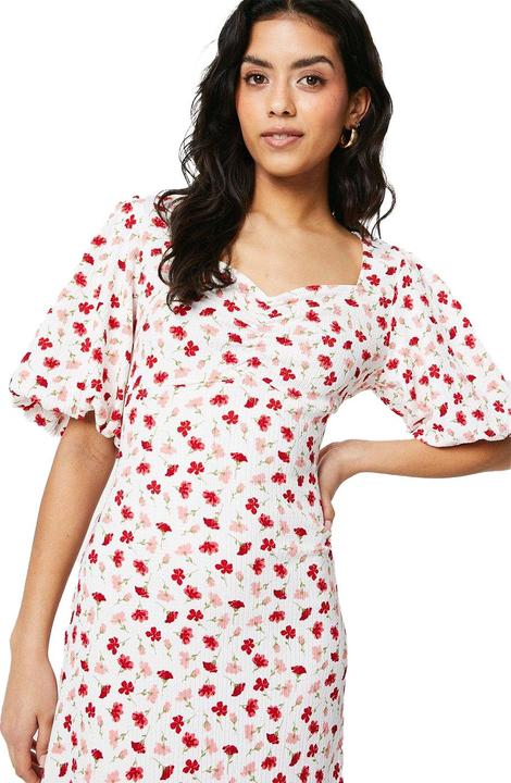 Produktbild Dorothy Perkins Midikleid Geraffte Front Puffärmel (32)