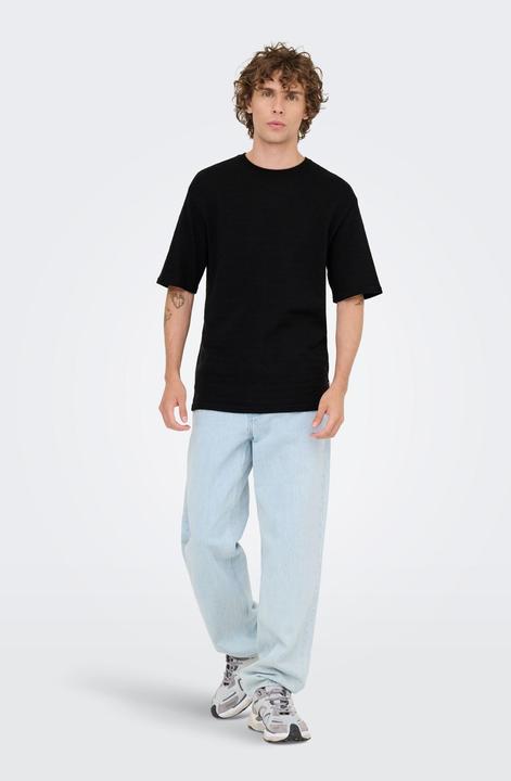 Produktbild Only & Sons Onsgivo Reg 12 Ss Crew Knit Noos (XS)