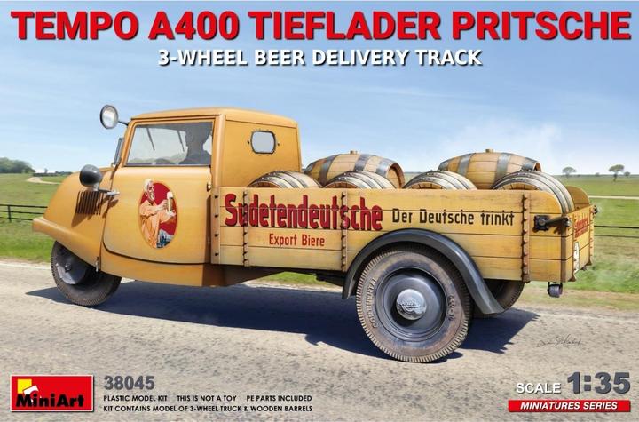Actual product image 1:35 Tempo A400 beer delivery van