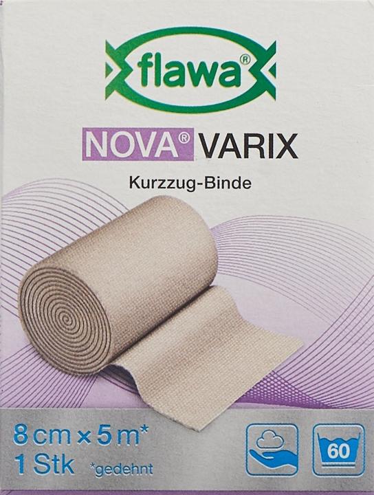 Produktbild Flawa Nova Varix Kurzzugbinde hautfarbig 8 cm x 5 m