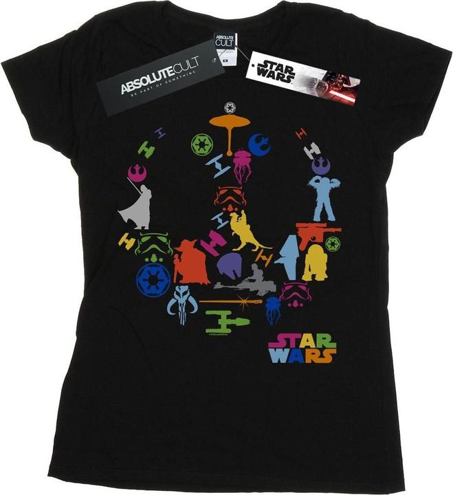 Star Wars Silhouette Collage TShirt (L)