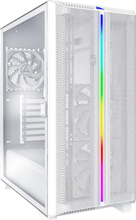 Montech SKY ONE Lite, tour midi, verre trempé - blanc (Mini-ITX, mATX, ATX)