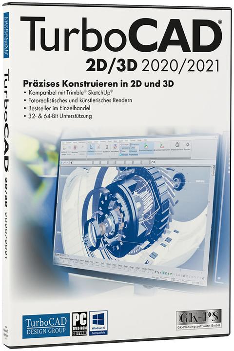 Produktbild Avanquest TurboCAD 2D/3D 2020/2021 (1 User)