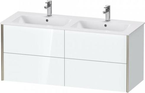 Duravit XViu 4129 Waschtischunterbau wandhängend, 4 Schubkästen, für Doppelwaschtisch ME by Starc