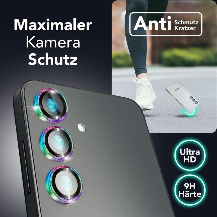 Actual product image Nalia Focus.Pro CLX - Kameraschutz Linsenglas Reflexionsfrei - Camera Lens Protector (1 Piece, Samsung Galaxy S25)