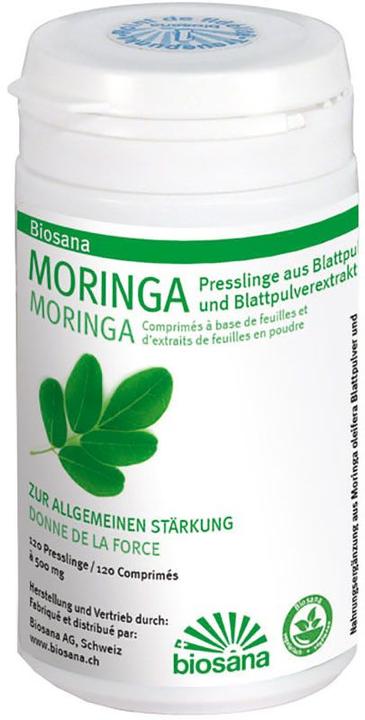 Actual product image Biosana Moringa leaf powder/extract tablet (120 Piece, Pills, 80 g)