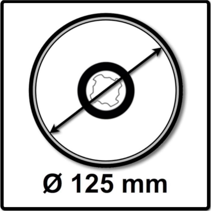 Actual product image Bosch Professional Zubehör PRO Multi Material X-Lock diamond cutting disc, 125 x 22.23 mm, 22.23 mm