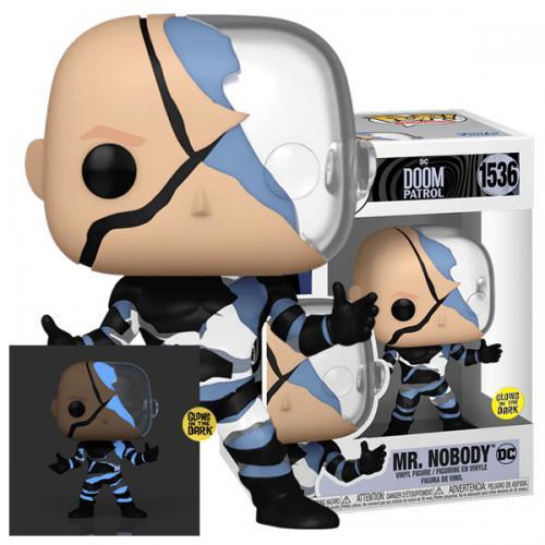 Actual product image Funko DOOM PATROL - POP TV N° 1536 - Mr Nobody (GITD)