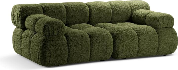 Actual product image Micadoni Velvet Modular Sofa, "Bellis", 2 Seats, 188x94x70 Made in Europe (4-seater, 3-seater, 2 person sofa)