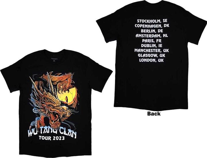 Image du produit Wu Tang Clan Tour 23 Dragon Back Print (L)
