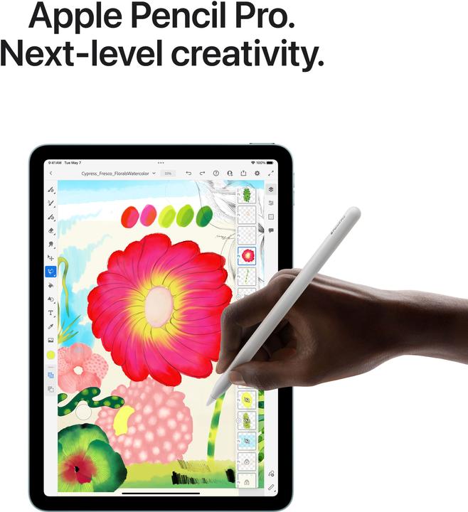 Produktbild Apple iPad Air 11 2024 (M2) (5G, 11", 1000 GB, Purple)
