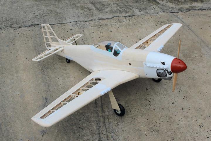 Actual product image Seagull Models ( SG-Models ) P-51 Mustang 56.3" Master Scale Kit (Warbird)