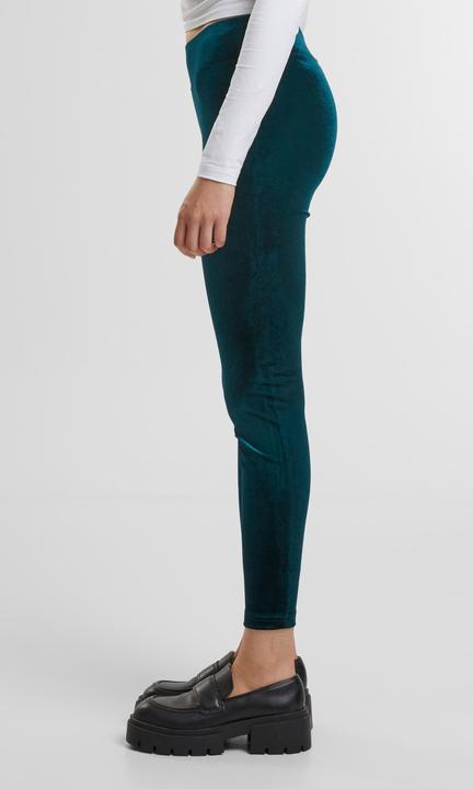 Immagine prodotto Urban Classics Leggings di velluto a vita alta da donna (XL)