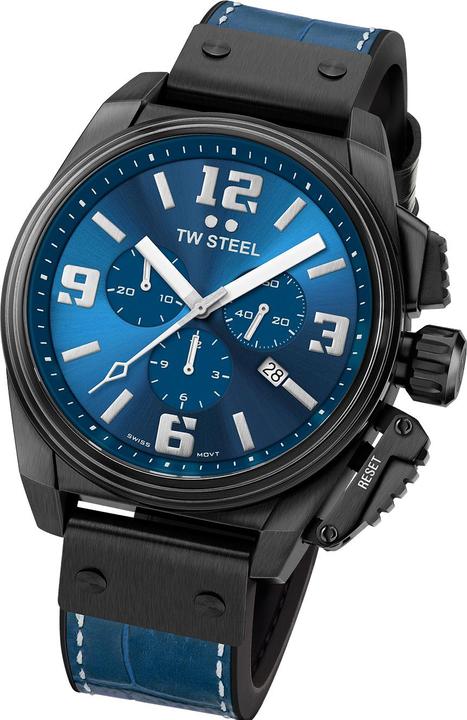 TW-Steel TW1016 Canteen Chronograph Limited Edition Herrenuhr 46mm 10ATM (Chronograph)