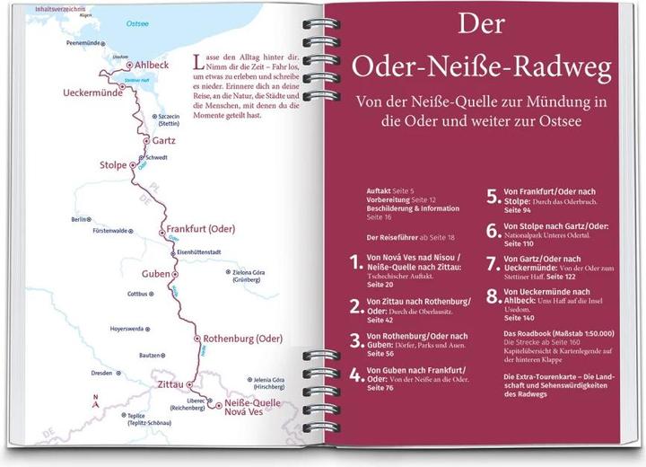 Produktbild RadReiseFührer Oder-Neisse Radweg (Deutsch, Raphaela Moczynski, 2022)
