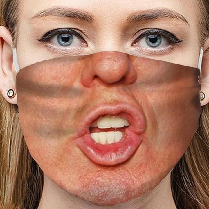 Produktbild Ueli Express Lustige Stoffmaske Gesichtsmaske mit Aufdruck Otto