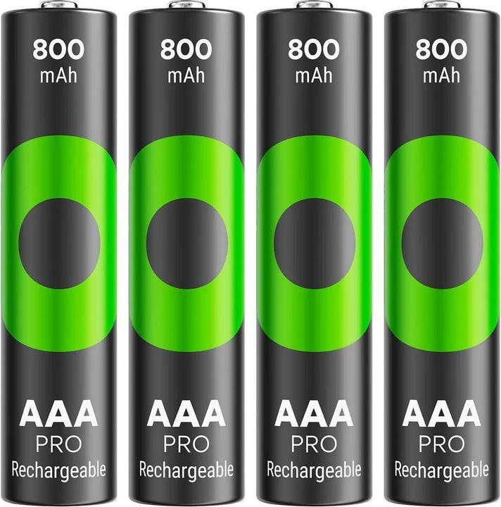 Produktbild GP Batteries GP Nab??jec?? bat. ReCyko Pro AAA (HR03) - 4ks (4 Stk., AAA, 800 mAh)