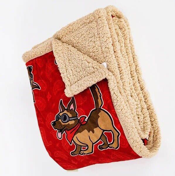 Actual product image DEVplus Fallout Flanell-Fleecedecke Dogmeat 137 x 178 cm (137 x 178 cm)