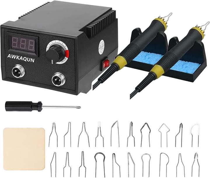 Actual product image Awkaqun Pyrography machine