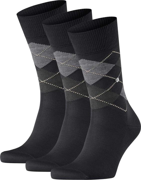 Burlington Socken Casual Bequem sitzend Manchester (3er Pack, 40 - 46)