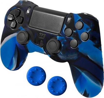 Produktbild Ardistel PS4 Gamer Dual Kit 2x Silicone Sleeve & 4xThumb Grips Blue