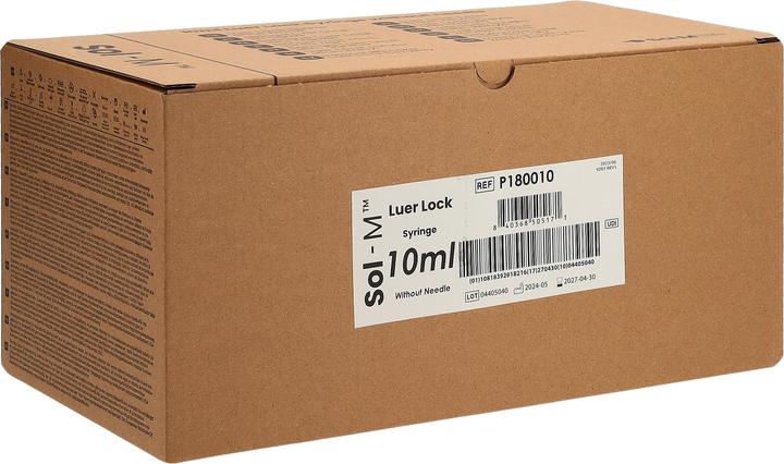 Sol-m Spritze 10ml Luer Lock steril 3-teilig 100 Stk