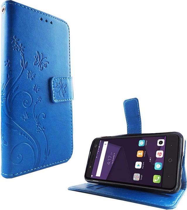 Produktbild König Design Hülle Handy Schutz für ZTE Blade V8 Lite Case Cover Tasche Wallet Etui Bumper (ZTE Blade V8 Lite)