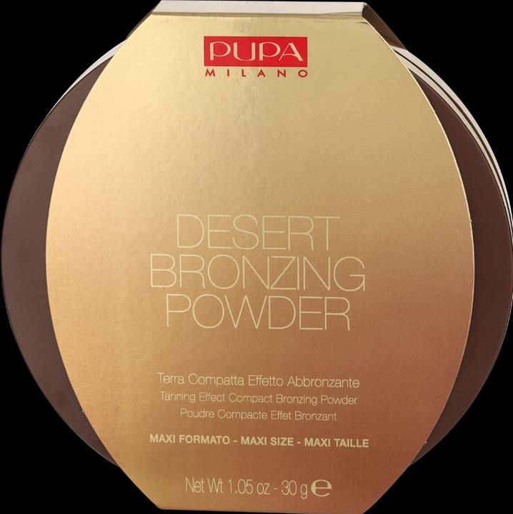 Productafbeelding Pupa Milano Pupa - Woestijn Bronzing Poeder Bronzer 002 Honing Goud 30G (002 Honing Goud, Bronzer, 30 g)