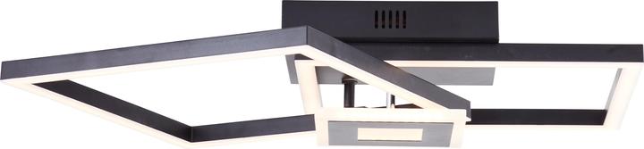 Actual product image Brilliant BRE-Light Bray LED Ceiling Light 40x40cm Black Metal/Plastic 22 W LED in (2900 lm)