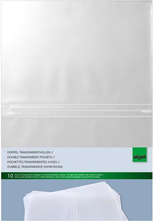 Produktbild Sigel Doppel-Transparenthüllen (A5, 10 x)