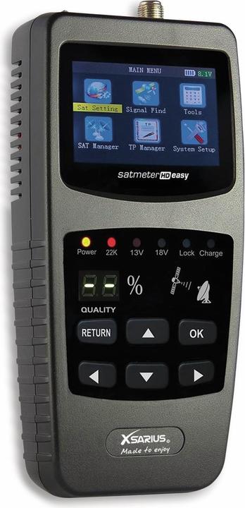 Produktbild Xsarius Satmeter HD Easy Camping Satfinder HD DVB-S/S2 SAT Messgerät (Messtechnik)