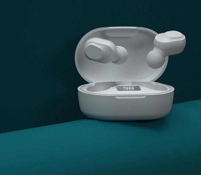 Productafbeelding Lenovo Thinkplus LivePods XT91 draadloze hoofdtelefoon voor in de oren wit