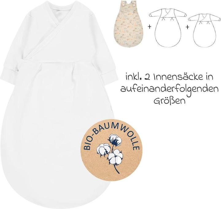 Produktbild Alvi Schlafsäcke Baby-Mäxchen 3-tlg. - Jungle - Gr. 68/74 (2.5 TOG)