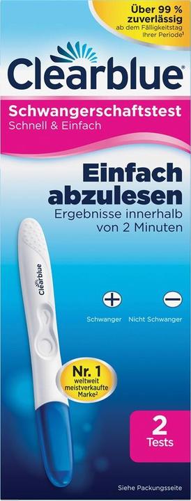 Actual product image Clearblue Fast & Easy (2 x)
