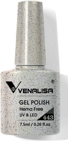 Venalisa Gellack 443 UV/LED (Grau, UV-Gel Lack)