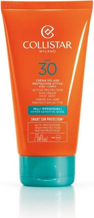 Immagine prodotto Collistar CS Sun - Crema solare protezione attiva viso e corpo SPF30 (Crema solare, SPF 30, 150 ml, 150 g)
