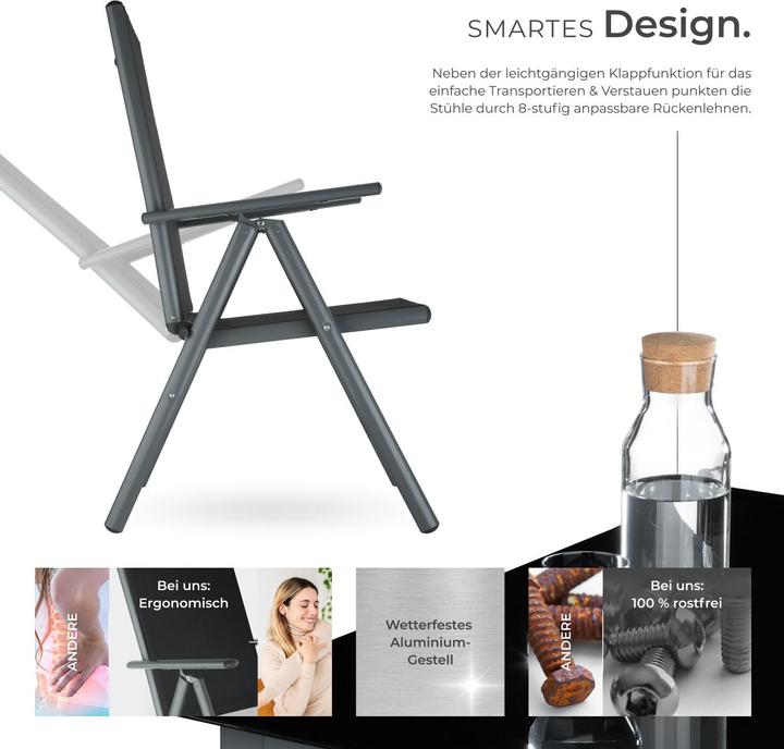 Produktbild tectake Sitzgruppe (150 cm)