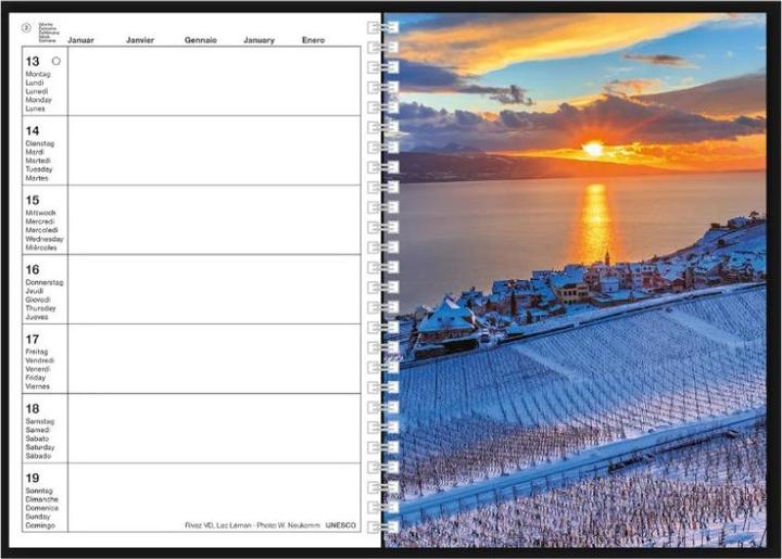 Image du produit Agenda Photo-Almanach Suisse (15 x 21 cm, Allemand, Français, Anglais, Italien)