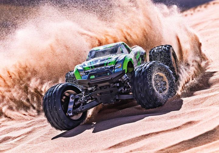 Actual product image Traxxas MINI-MAXX 4WD grün BL-2S Brushless mit Akku und Ladegerät (RTR Ready-to-Run)
