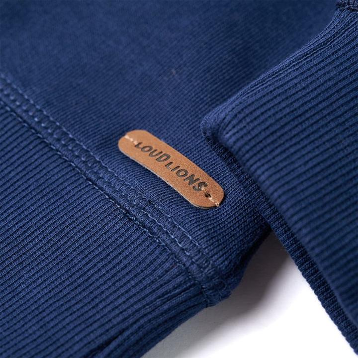 Immagine prodotto VidaXL Felpa da bambino blu navy 104,Materiale: 92% cotone. 8 (104)