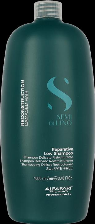 Actual product image Alfaparf SEMI DI LINO RECONSTRUCTION shampoo 1000 ml (1000 ml, Liquid shampoo)
